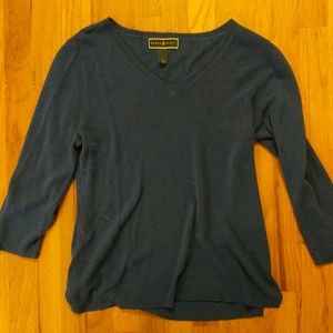 Karen Scott Women's Sweater Size Large Blue